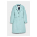 KABÁT GANT WOOL BLEND TAILORED COAT IBIZA BLUE