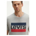 Levi's - Pánske tričko Mainline Graphic 39636.0002-grey,