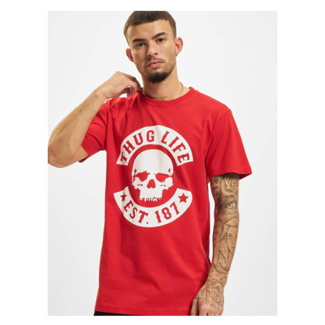 B.Skull T-Shir Red Thug Life