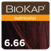 BIOKAP Nutricolor Farba na vlasy Červený rubín 6.66 - BIOKAP