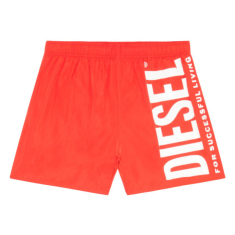 Plavky Diesel Bmbx-Wave-Wf Boxer-Shorts Červená