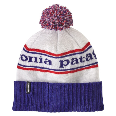Zimná čiapka Patagonia Powder Town Beanie Farba: modrá/biela