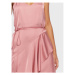 TWINSET Koktejlové šaty 231TP2430 Ružová Regular Fit