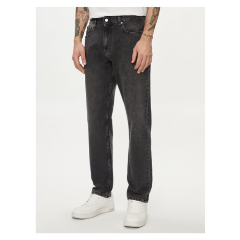 Calvin Klein Jeans Džínsy Authentic J30J324830 Čierna Straight Fit