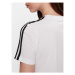 Adidas Tričko Essentials Slim 3-Stripes T-Shirt GL0783 Biela Slim Fit