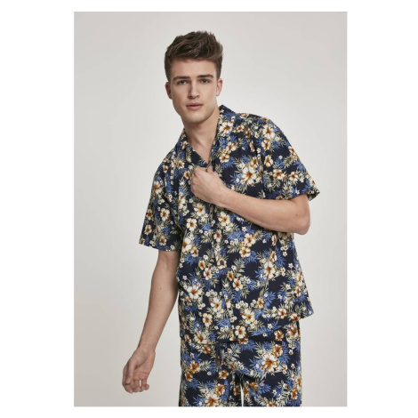 Pattern Resort Shirt hibiscus