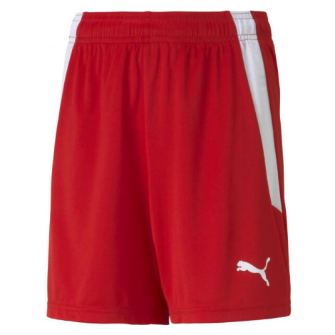 Puma TEAMLIGA SHORTS JR Juniorské šortky, červená, veľkosť
