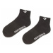 Converse Súprava 3 párov kotníkových ponožiek unisex E746B-3020 Čierna