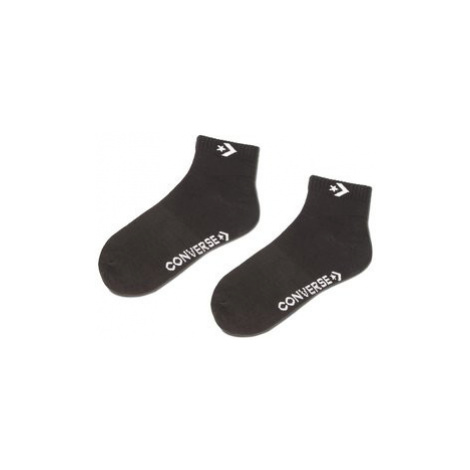 Converse Súprava 3 párov kotníkových ponožiek unisex E746B-3020 Čierna