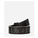 Opasok Karl Lagerfeld Jeans Webbing Belt Čierna
