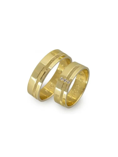 Zlaté snubné prstene